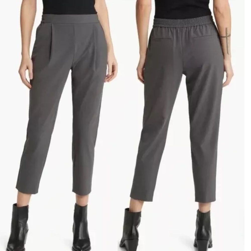 NWT All Saints Gray Aleida Trousers Pleated Size 10